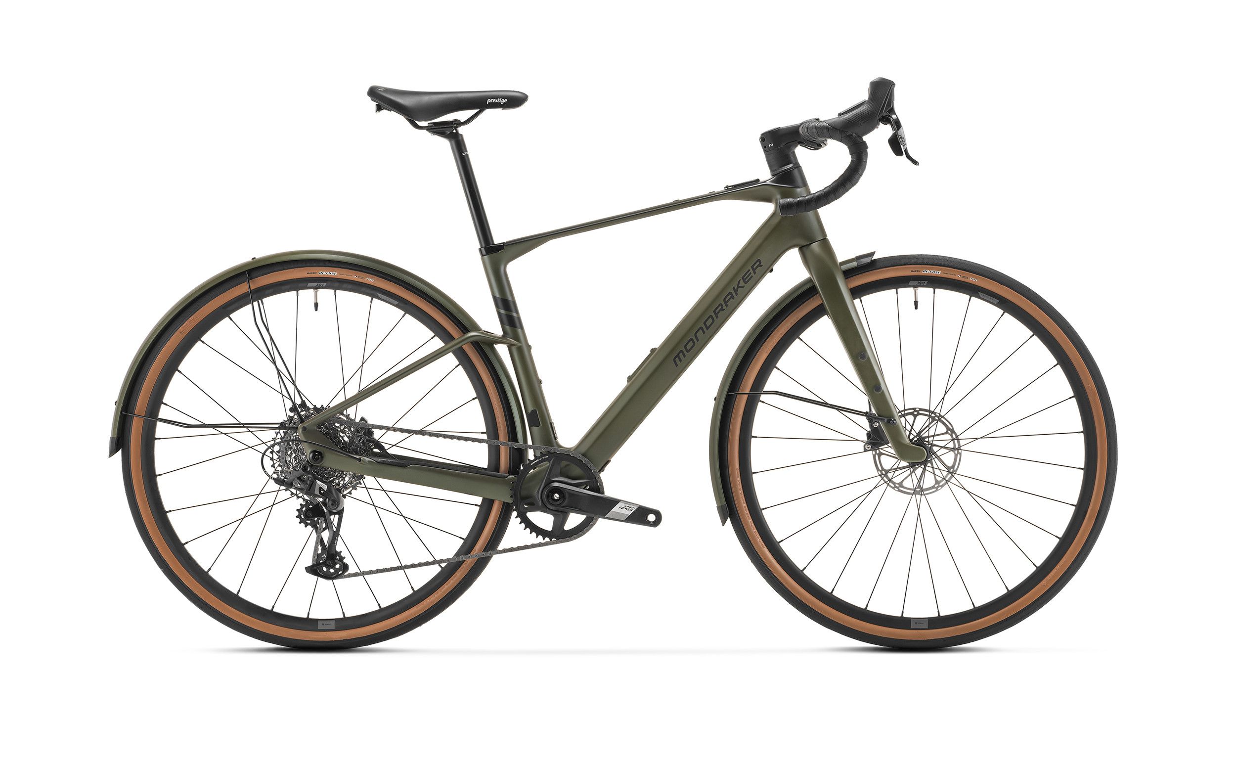 Mondraker DUSTY SX R Grün/Carbon 2024 - 29&quot; 350 Wh Diamant Freilauf -  