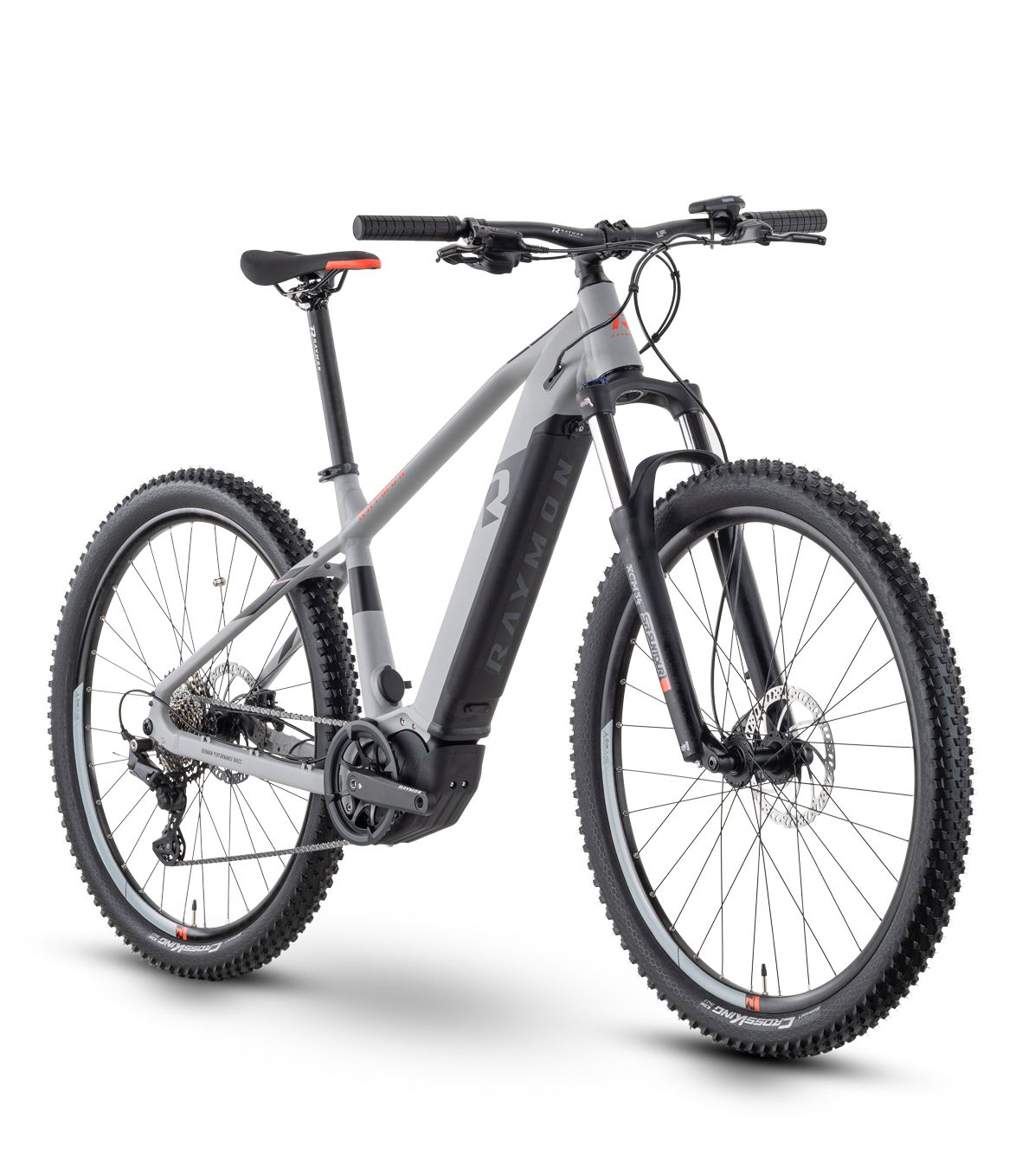 Raymon HardRay E 6.0 grey / black / new blue 2023 - 29&quot; 630 Wh Diamant -  XL