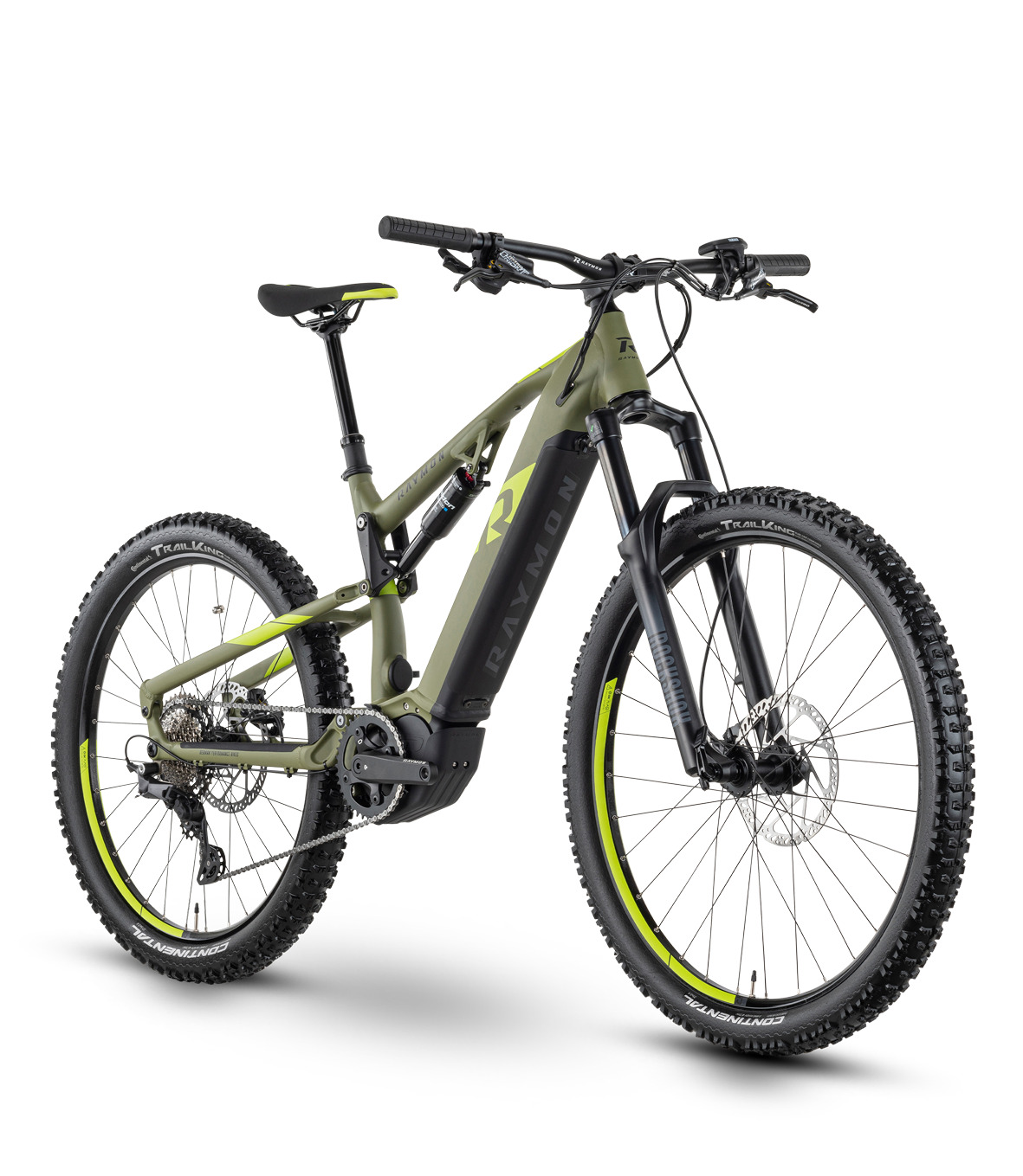 Raymon TrailRay 140E 7.0 armor / lime / black 2022 - Unisex-27,5&quot; / 29&quot; -  