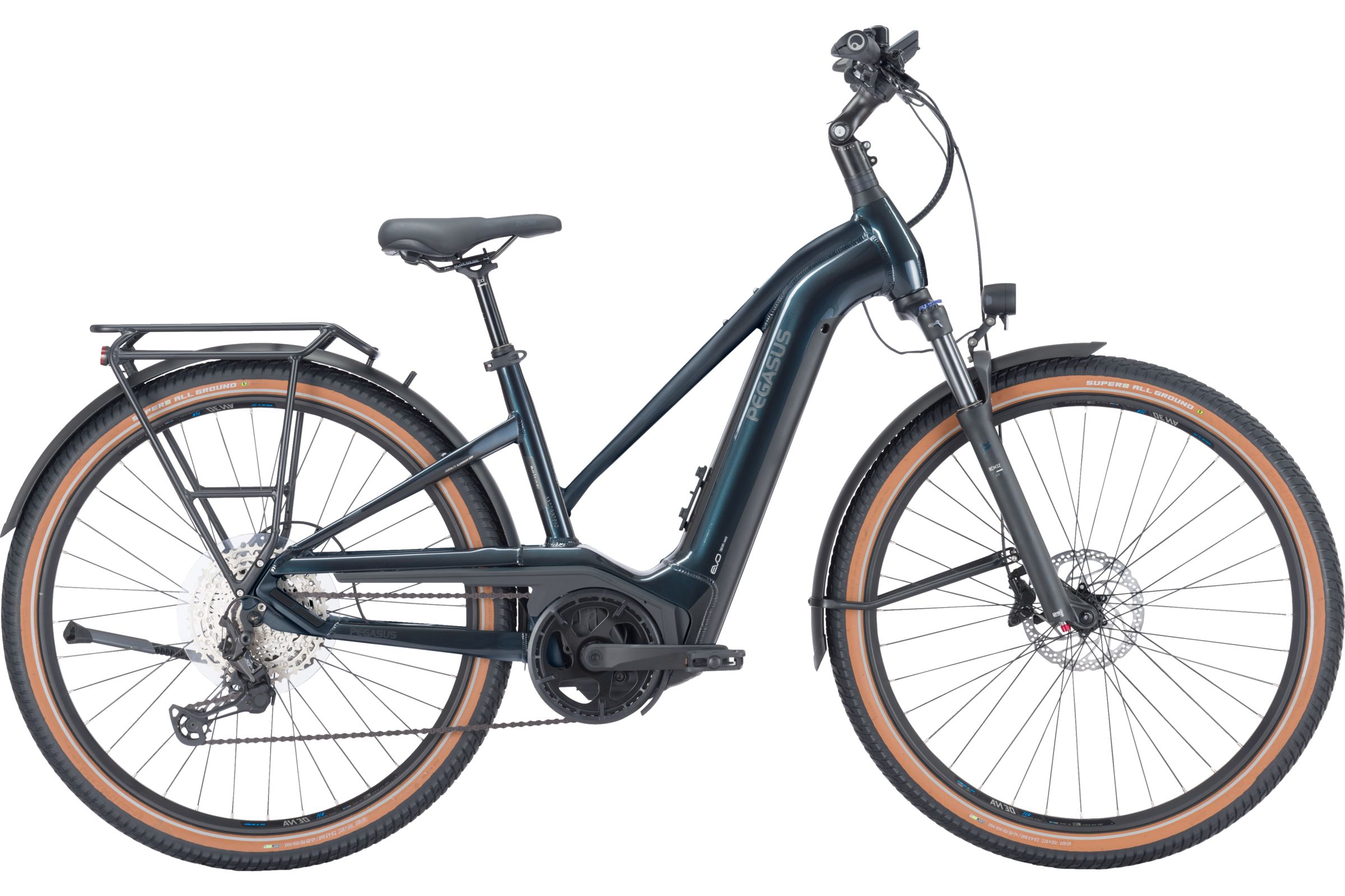 Pegasus Savino EVO 12 Lite sapphire black 2023 - 28&quot; 500 Wh Wh Trapez -  