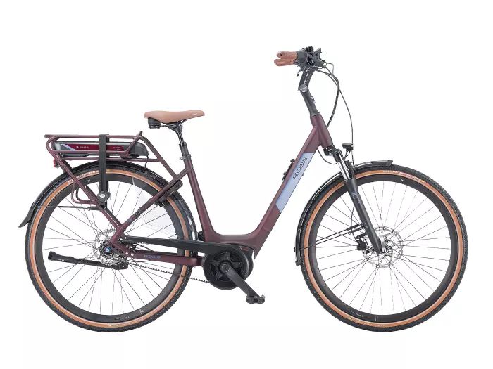 Pegasus Siena E7F Belt NL dark red matt 2023 - 28&quot; 500 Wh Wh Wave -  