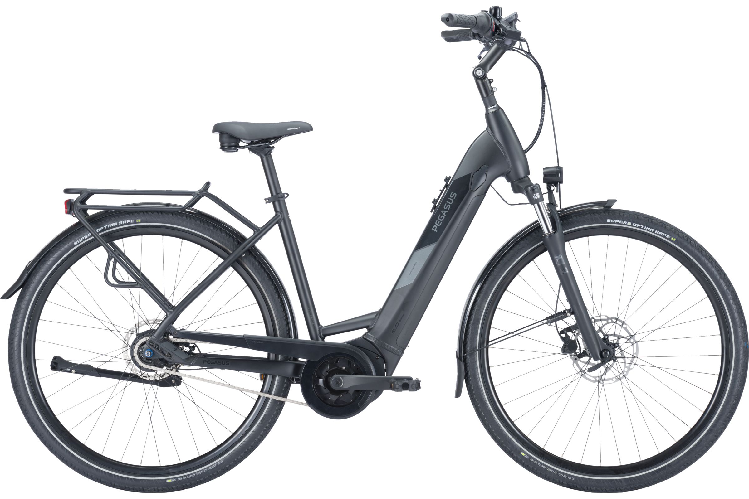 Pegasus Solero EVO 8R black matt 2023 - 26&quot; 500 Wh Wh Wave Rücktritt -  