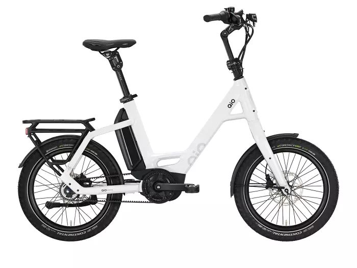 QIO EINS P-5 WHITE MATT 2022 - 20&quot;/20&quot; 500 Wh Wave Freilauf -  