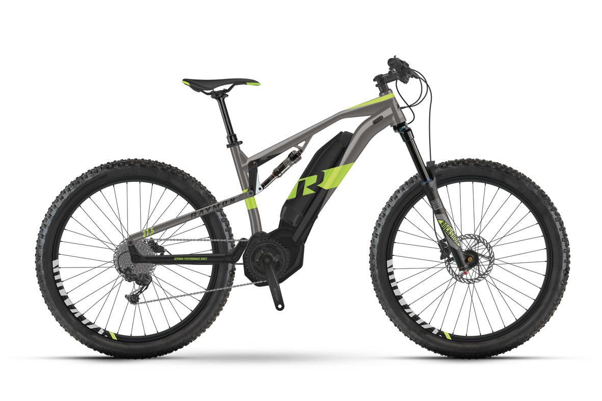 Raymon FullRay E-Seven 6.0 Darkgrey / Lime  2021 - 500Wh 27,5&quot; -  