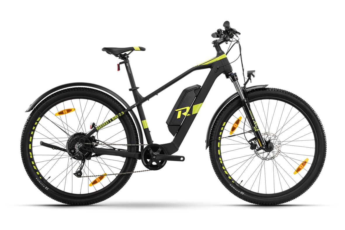 Raymon HardRay E-Nine 2.5 Street Black / Lime  2021 - 400Wh 29&quot; -  