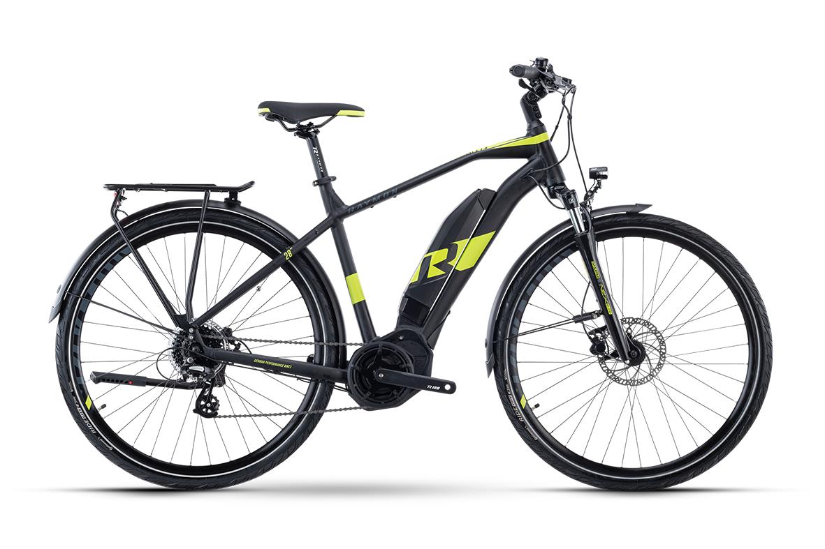 Raymon TourRay E 1.0 Black / Lime Matt  2021 - 400Wh 28&quot; Gent -  