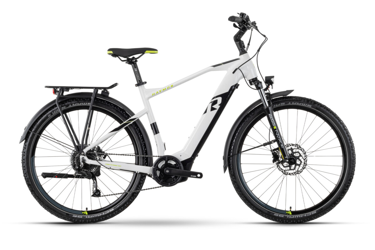 Raymon CrossRay E 5.0 white / black / lime 2022 - Herren-27,5&quot; -  