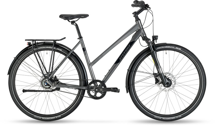 Stevens Boulevard Luxe City Silver 2023 - 28&quot; Trapez Freilauf -  