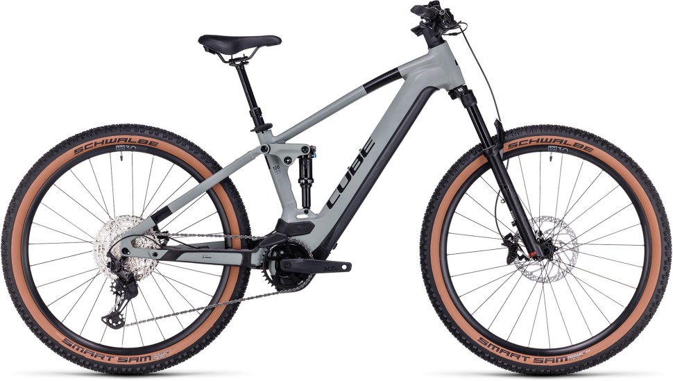 Cube Stereo Hybrid 120 SLX 750 swampgrey´n´black 2024 - 29&quot; 750 Wh Diamant -  