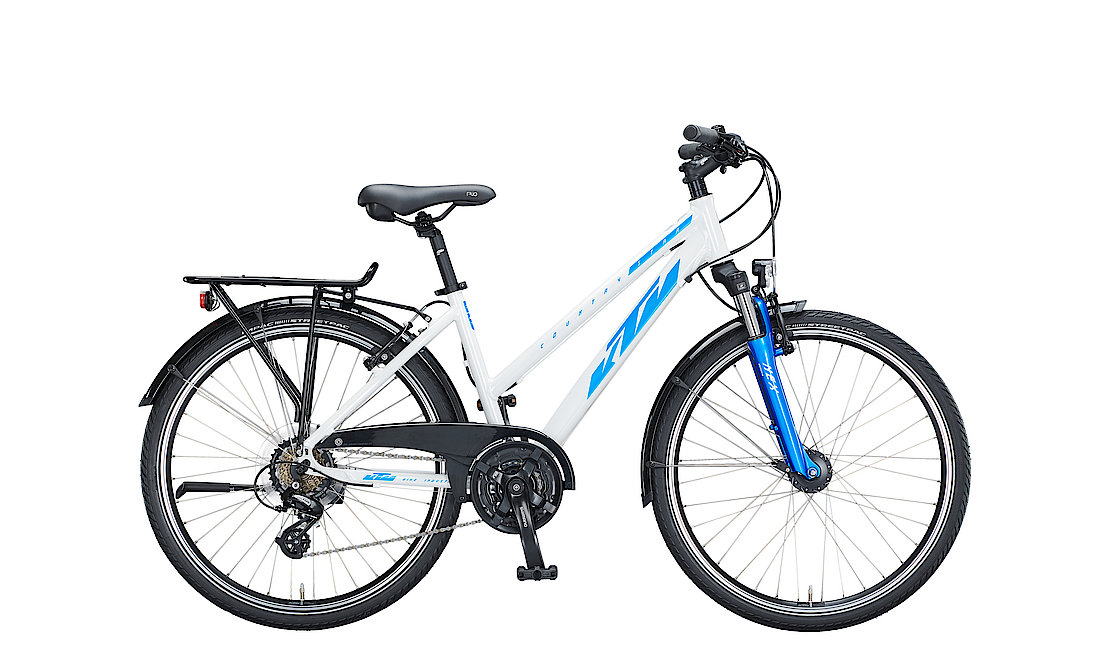 KTM COUNTRY STAR metallic white (blue) 2023 - 26&quot; Trapez -  