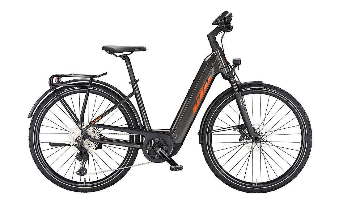 KTM MACINA SPORT 720 machine grey (orange+black) 2023 - 28&quot; 750 Wh Wave -  