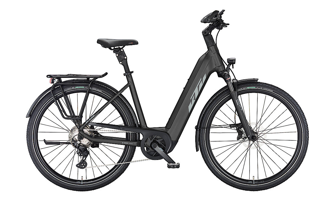 KTM MACINA STYLE 730 black matt (grey+orange) 2023 - 28&quot; 750 Wh Wave -  46