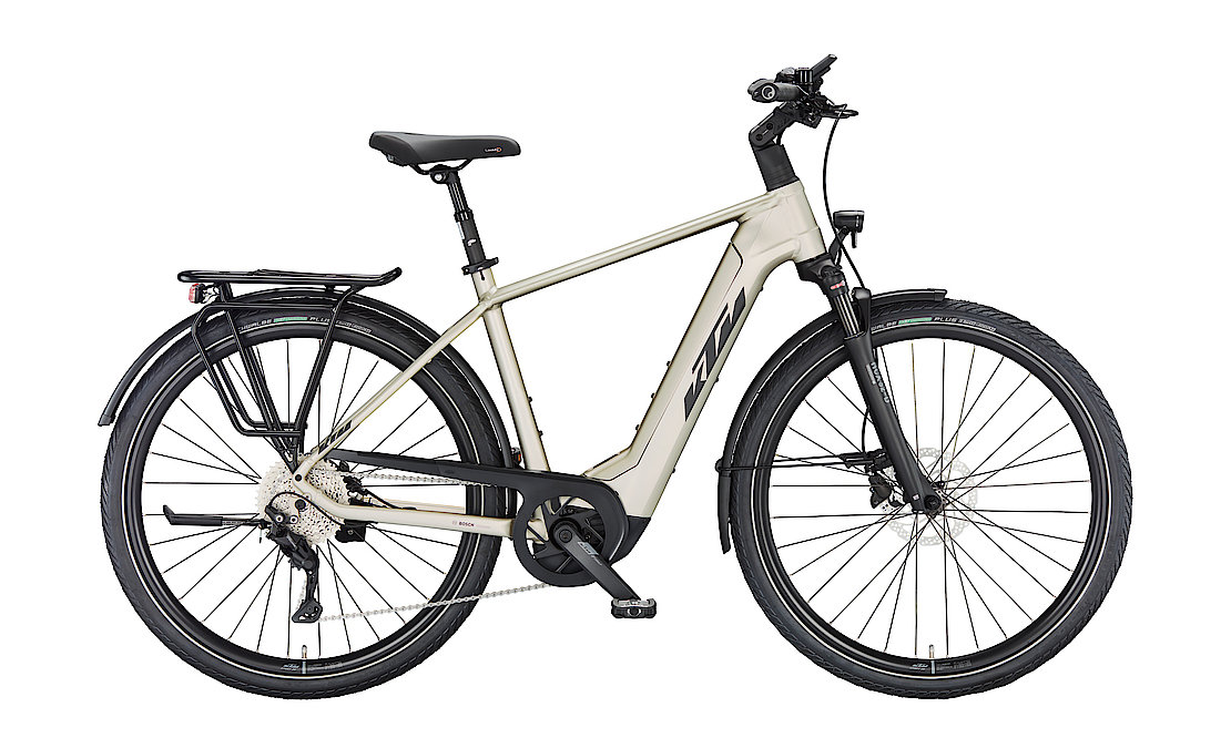 KTM MACINA STYLE 740 champagne matt (black+orange) 2023 - 28&quot; 750 Wh Diamant -  