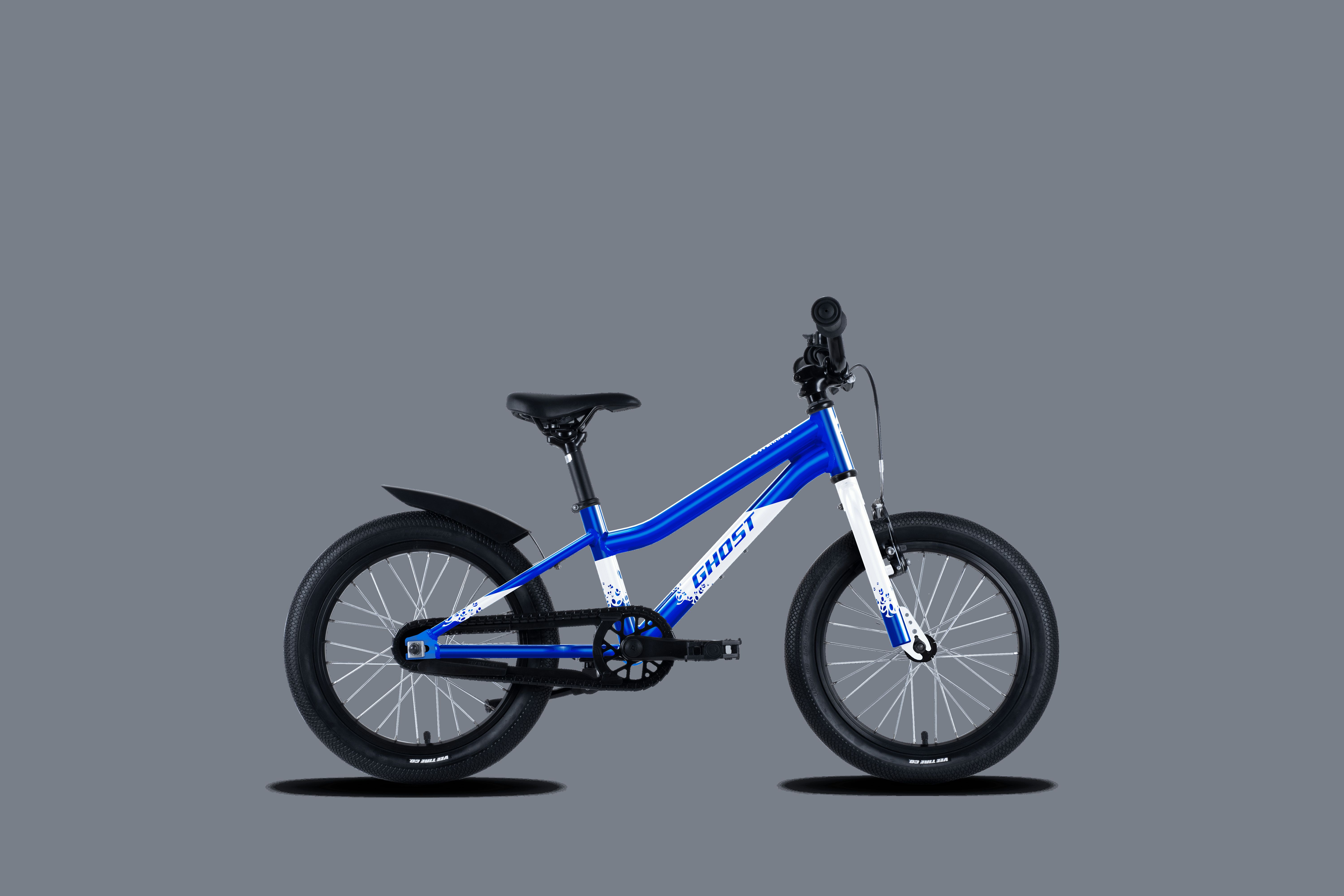 Ghost Powerkid 16 candy blue / pearl white glossy 2023 - Bicicleta
