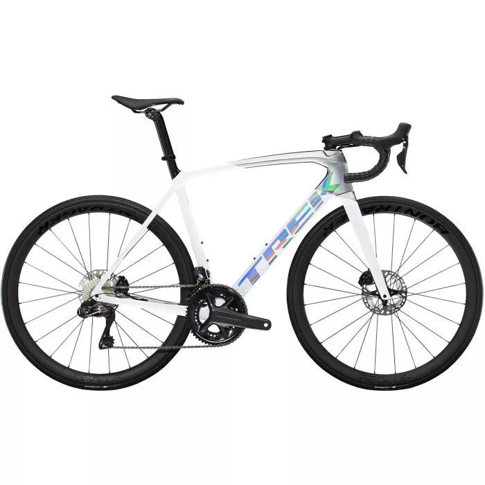 Trek Émonda SL 7 Trek White/Quicksilver 2023 - 28&quot; Diamant -  