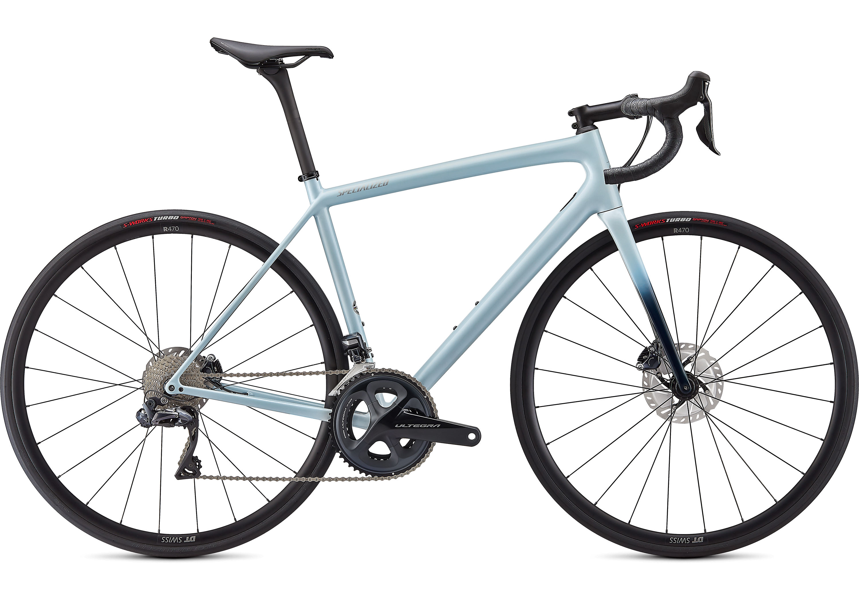 Specialized Aethos Expert Gloss Ice Blue/Teal Tint/Flake Silver 2021 - 28&quot; Diamant -  
