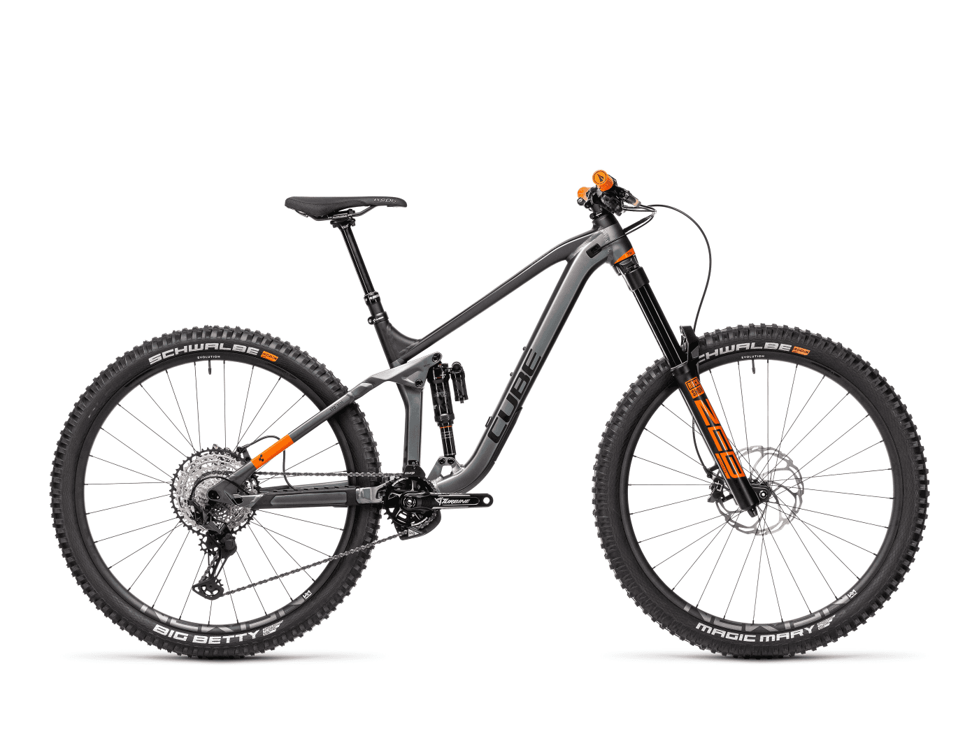 Cube STEREO 170 TM 29 Flashgrey n orange 2021 29
