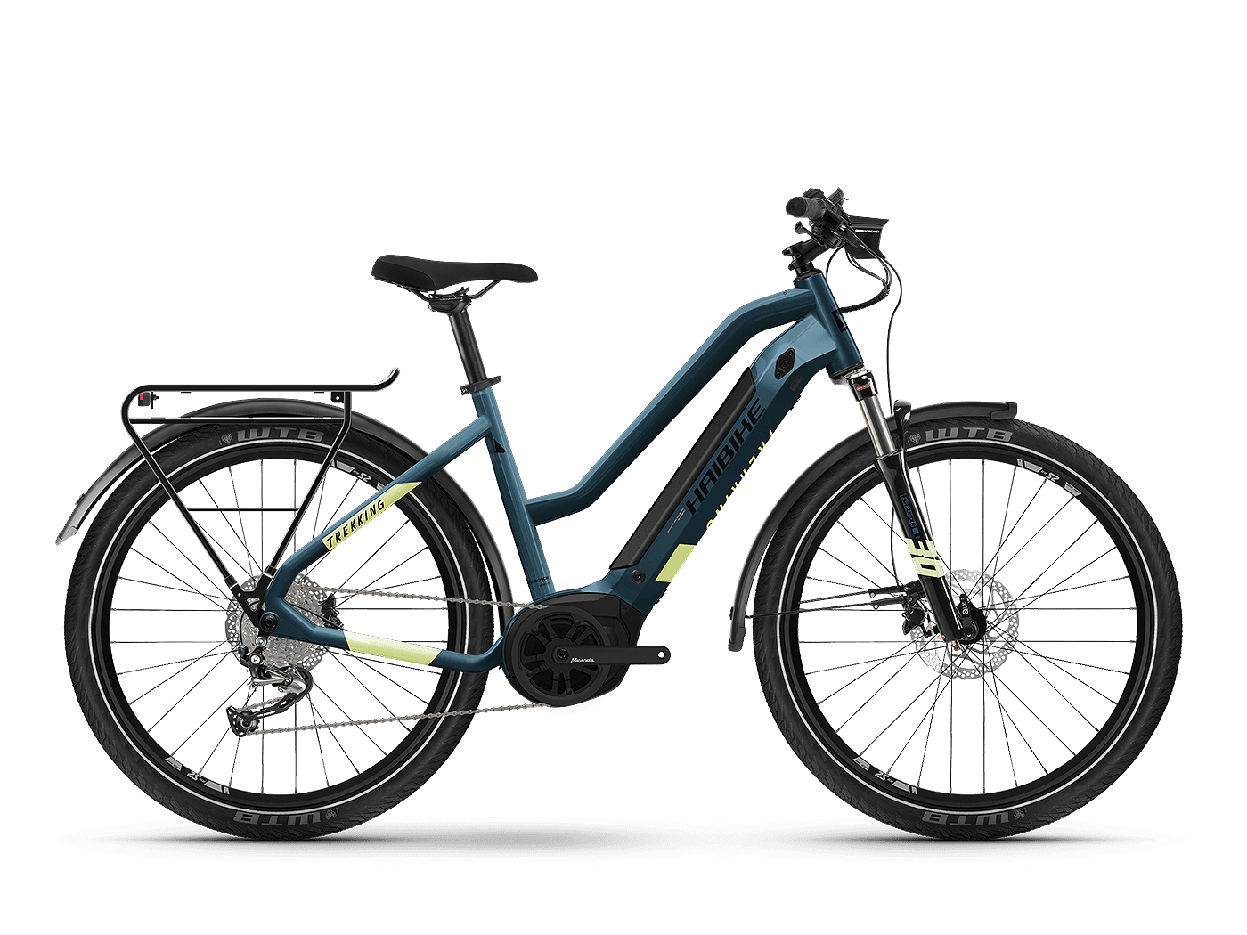 Haibike TREKKING 5 Blue / Canary  2021 - 500Wh 27,5&quot; LOWSTANDOVER -  