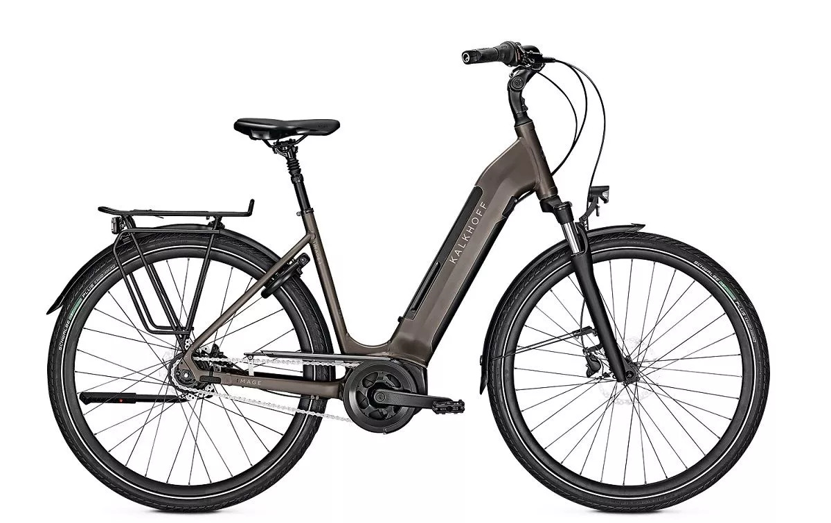 Kalkhoff IMAGE 3.B MOVE crystalgrey matt 2023 - 28&quot; 500 Wh Wave Rücktrittbremse -  M