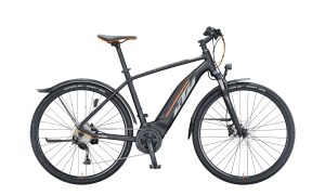 KTM MACINA CROSS P510 Street Black Matt ( Grey Orange )  2021 - 500Wh 28" H -