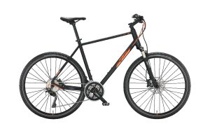 KTM X-LIFE 1964 CROSS black matt (chrome orange+chrome) 2022 - 28" Diamant -