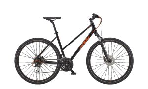 KTM X-LIFE TRACK black (orange+silver) 2022 - 28" Trapez -