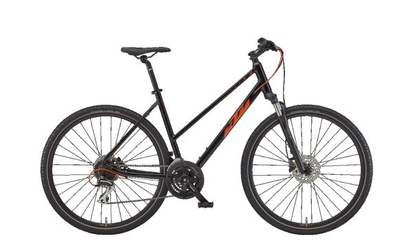 022205211_X-LIFE_TRACK__D_51cm__black__orange-silver.jpg KTM X-LIFE TRACK black (orange+silver) 2022 - 28" Trapez -