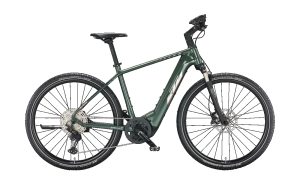 KTM MACINA CROSS 710 moss grey (chrome+orange) 2022 - 28" 750 Wh Trapez -