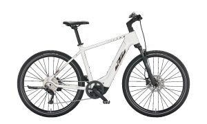 KTM MACINA CROSS 720 metallic white (black+orange) 2022 - 28" 750 Wh Trapez -