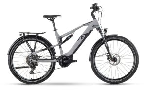 Raymon CrossRay FS E 5.0 grey / black / white matt 2024 - 27,5" 630 Wh Diamant -
