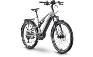 Raymon CrossRay FS E 5.0 grey / black / white matt 2024 - 27,5" 630 Wh Diamant TEKTRO Schaltung -
