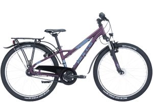 Bulls Zarena Street 24" deep berry matt 2023 - 24" Trapez Freilauf -