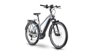Raymon CrossRay E 6.0 grey / newblue / black 2022 - Damen-27,5" -
