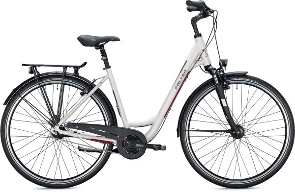 722098.jpg Falter C 4.0 white/red, glossy 2022 - 28" Wave Rücktrittbremse -