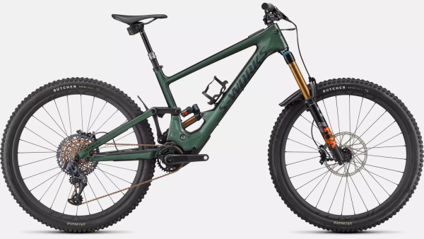 98021-00_KENEVO-SL-SW-CARBON-29-OAKGRNMET-BLK_HERO.png Specialized S-Works Turbo Kenevo SL Gloss Oak Green Metallic / Satin Black 2022 - Unisex-29" -