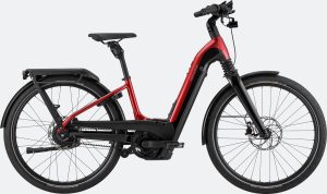 Cannondale Mavaro Neo 1 Step Thru Candy Red 2024 - 29" 750 Wh Wave -