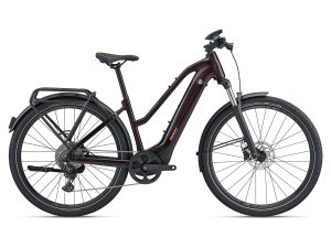 Giant Explore E+ 1 cordovan / black gloss-matt 2024 - 28" 625 Wh Trapez -