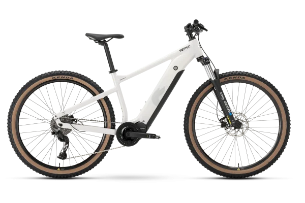 HEPHA Mountain 7 Long Range - Light Grey E-Mountainbike