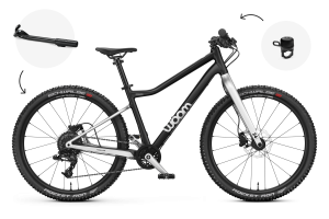 woom OFF 5 + Bundle (Bing, Leggie) - Kinder Mountainbike - 24 Zoll - 7-11 Jahre -