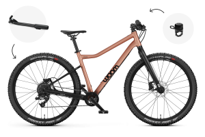 woom OFF 6 + Bundle (Bing, Leggie) - Kinder Mountainbike - 26 Zoll - 10-14 Jahre -