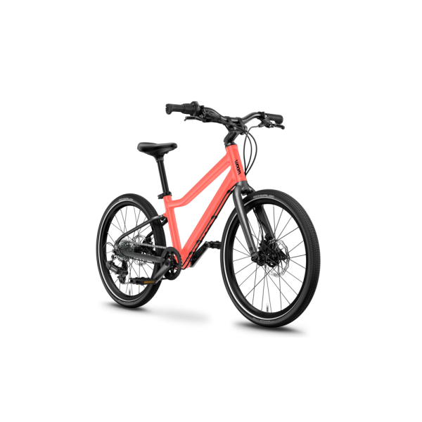 woom EXPLORE 4  - Kinderfahrrad - 20 Zoll - 6-8 Jahre - neon coral