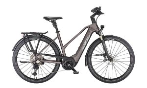 KTM MACINA STYLE 710 elderberry matt (grey+orange) 2023 - 28" 750 Wh Trapez -