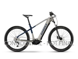 GHOST E-TERU B Universal pearl warm grey/pearl dark blue - glossy 2024 - 29" 625 Wh Diamant -