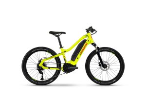 Haibike ALLTRACK Kids GLOSS_LIME_CRYSTAL RED 2023 - 24" 400 Wh Diamant -