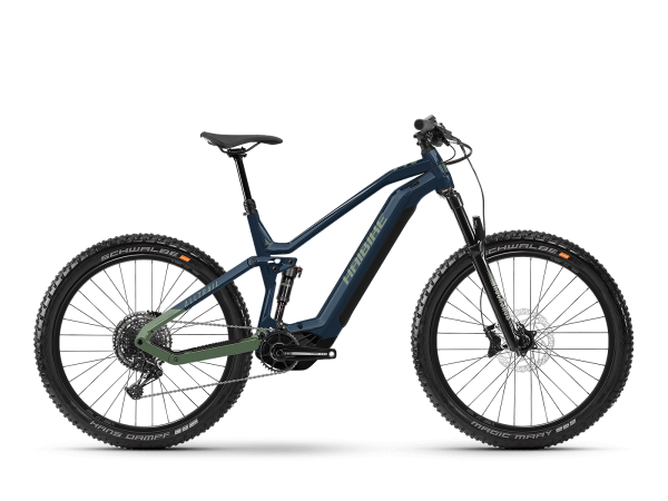 Haibike AllTrail 9 27.5 gloss metal blue / olive 2022 - Unisex-27,5" -
