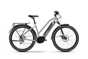 Haibike Trekking 3 warm grey/black - gloss 2023 - 27,5" 500 Wh Trapez -