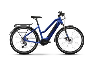 Haibike Trekking 4 GLOSS_MATTE_BLUE_BLK 2024 - 27,5" 500 Wh Trapez -