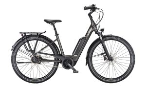 KTM MACINA CENTRAL P510 machine grey (silver+green) 2023 - 28" 545 Wh Wave Rücktrittbremse -