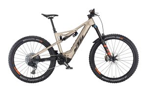 KTM MACINA PROWLER PRESTIGE platin bronze matt (black+orange) 2023 - 29" 750 Wh Diamant -
