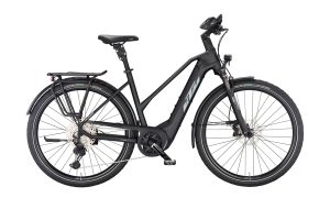 KTM MACINA STYLE 720 black matt (grey+green) 2024 - 28" 750 Wh Trapez -